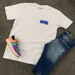 Trapstar white purple T-shirt