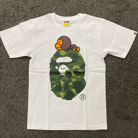 A BATHING APE ABC Camo T White