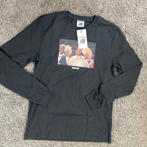 MoneyBagz Long sleeve black t-shirt