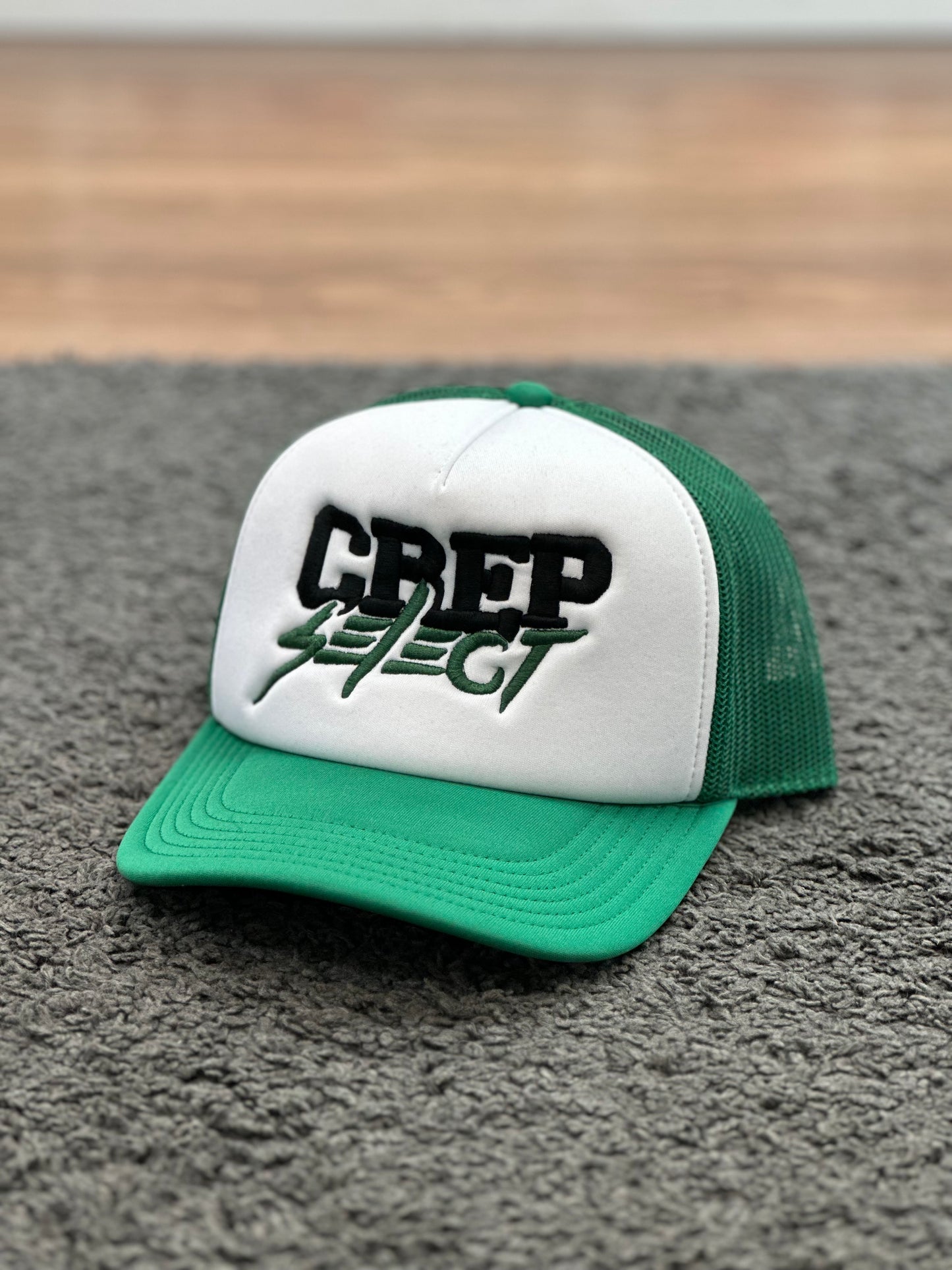 Crep Select Snapback Cap Green and White