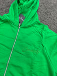 Carsicko London Green Zip Hoodie