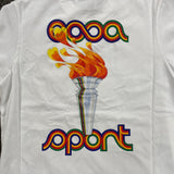 Casablanca sport white T-shirt