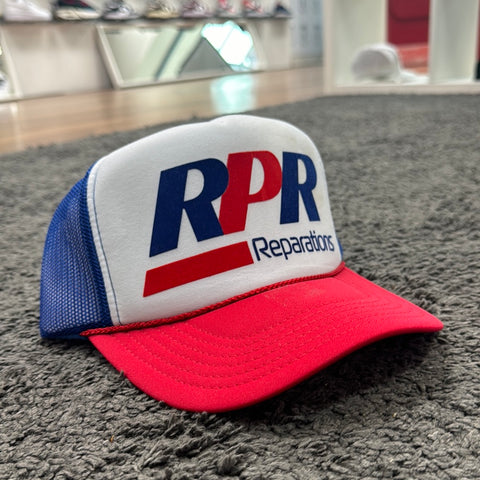 RPR Trucker Royal Blue Red