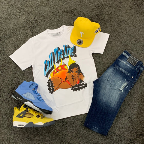 Trapstar Call The Line White T-shirt