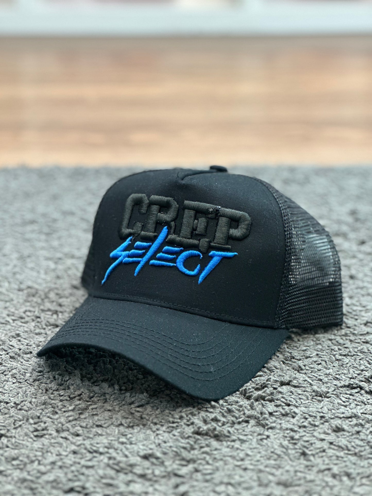 Crep Select Snapback Cap Black and Blue