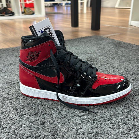 Pre Loved Air Jordan 1 High Patent Bred