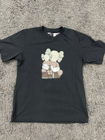 KAWS XX Uni Qlo Black T-shirt