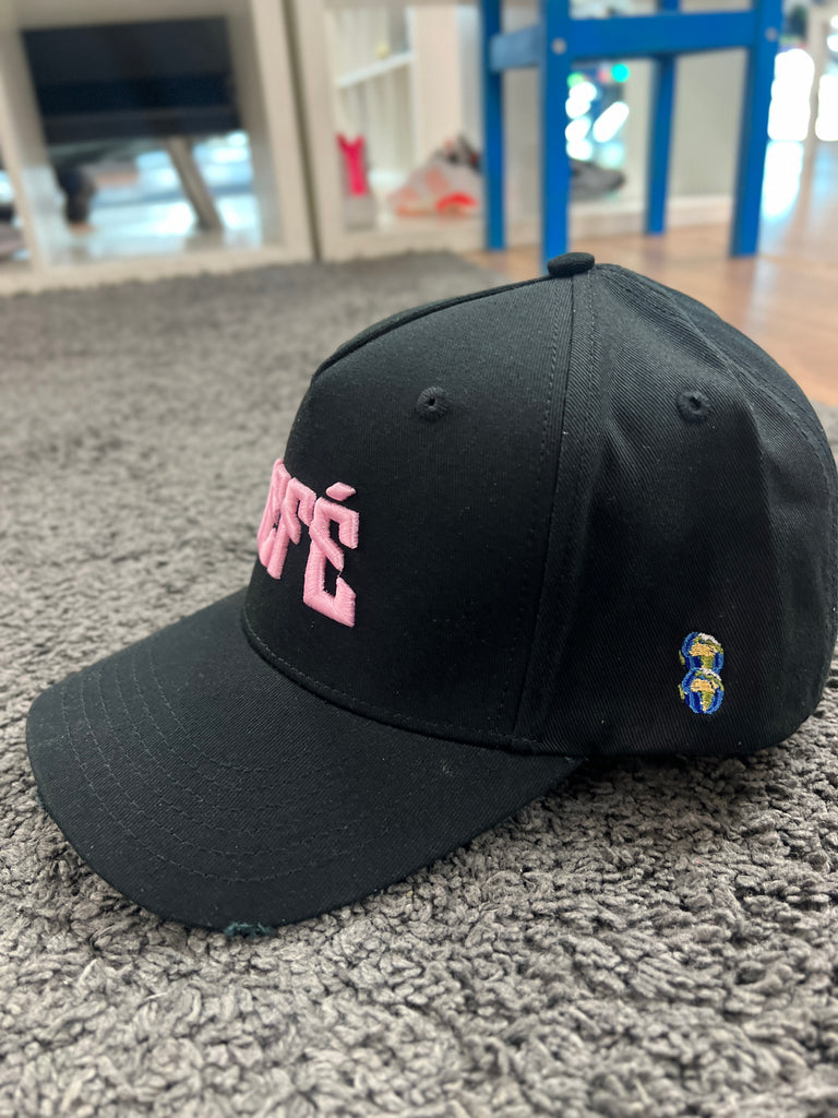 CR8TOR JEFE Cap Black Pink Strap back Crep Select