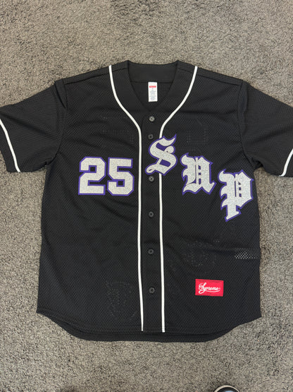 Supreme Baseball Jersey Black