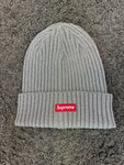 Supreme beanie Grey Box Logo