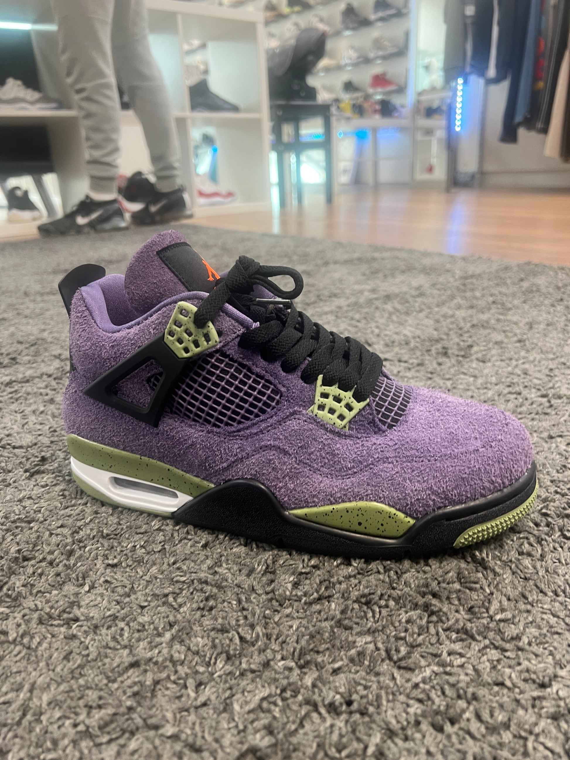Purple Jordan 4's Grey Air Jordan Retro Canyon Purple – Crep