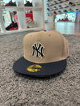 New Era 59Fifty Fitted Beige Navy