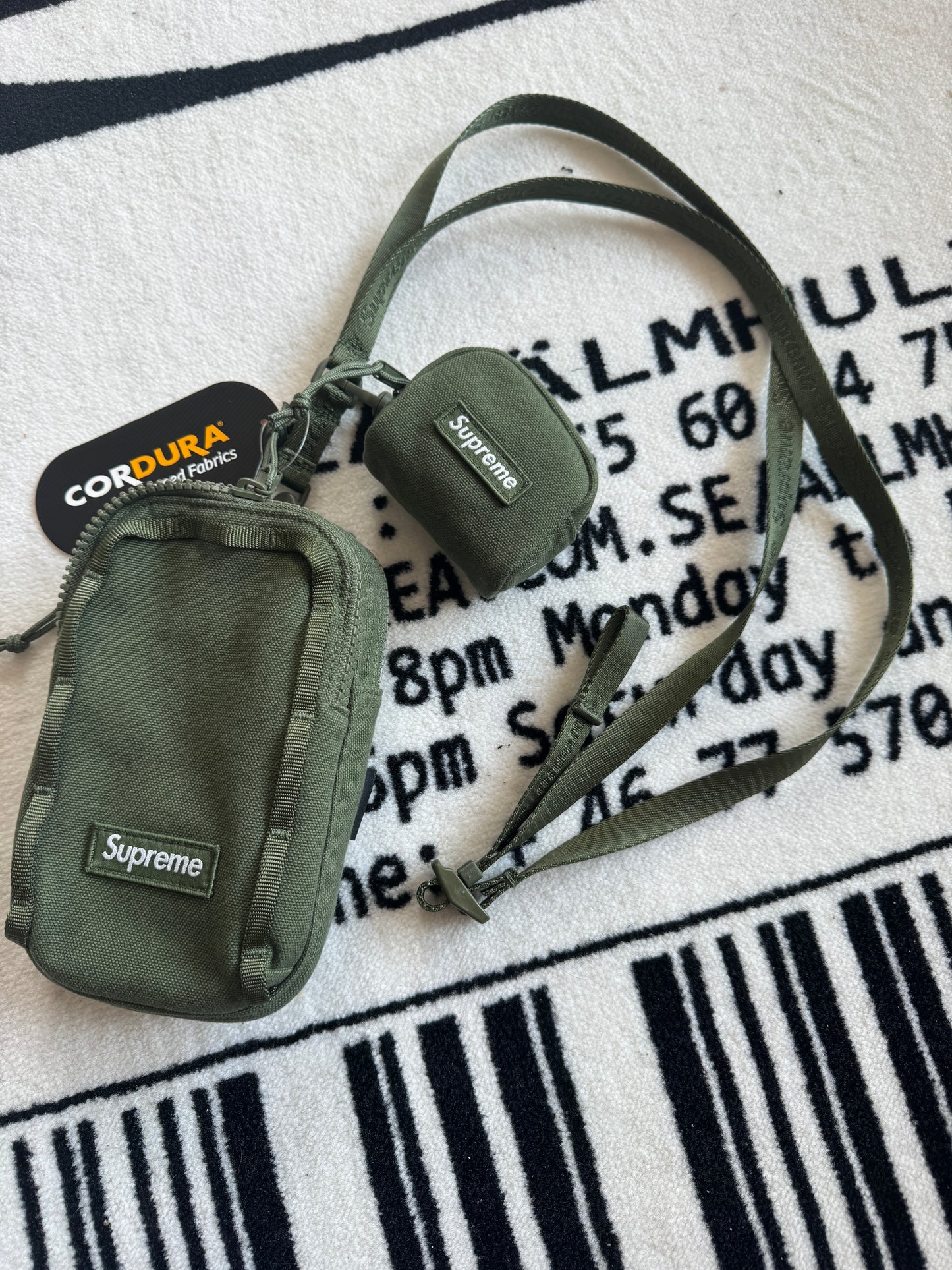 Supreme Khaki Camera Side Bag Pouch