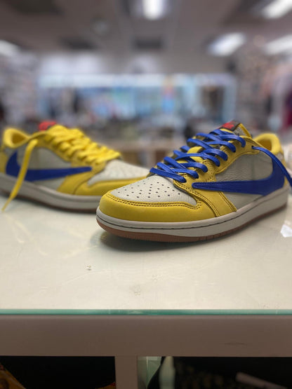 Jordan 1 low travis scott canary yellow