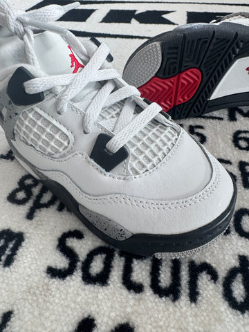 Air Jordan 4 OG White Cement  (TD/PS)