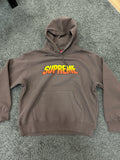 Supreme Sun Hoodie Brown