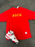 Supreme Sick Logo Red T-shirt