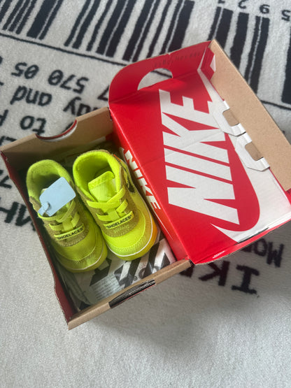 Nike Air Force 1 Low Off-White Volt Crib Bootie