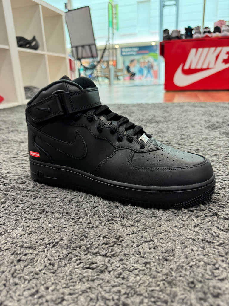 Nike Air Force Mid Black X Supreme – Crep Select