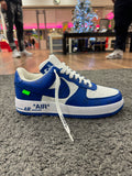 NIKE Air Force 1 Louis Vuitton LV Trainer By Virgil Abloh Royal Blue