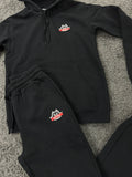 MoneyBagz Tracksuit Black cat Logo