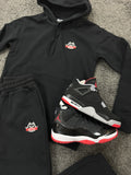 MoneyBagz Tracksuit Black cat Logo