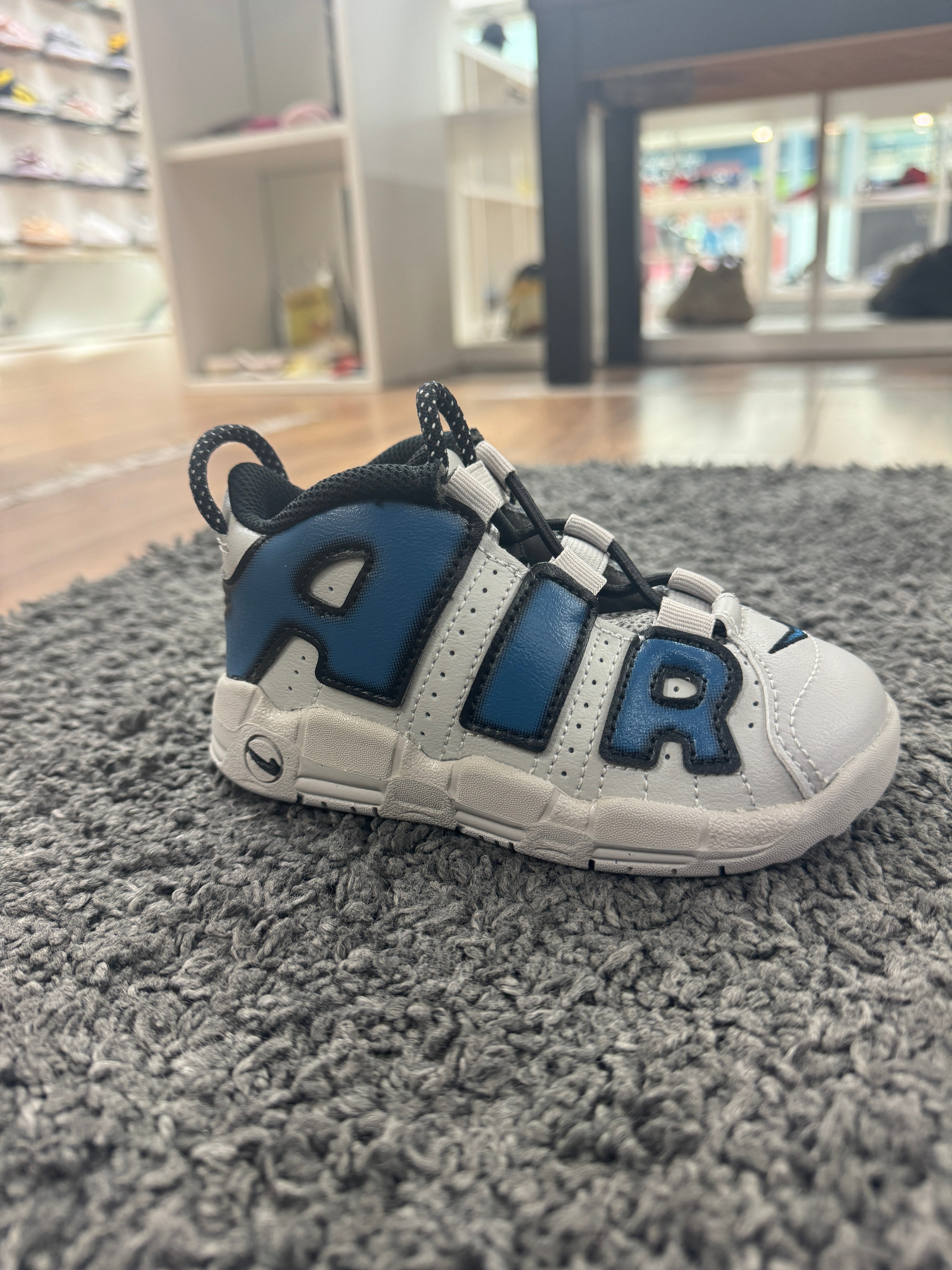 grey and blue uptempos