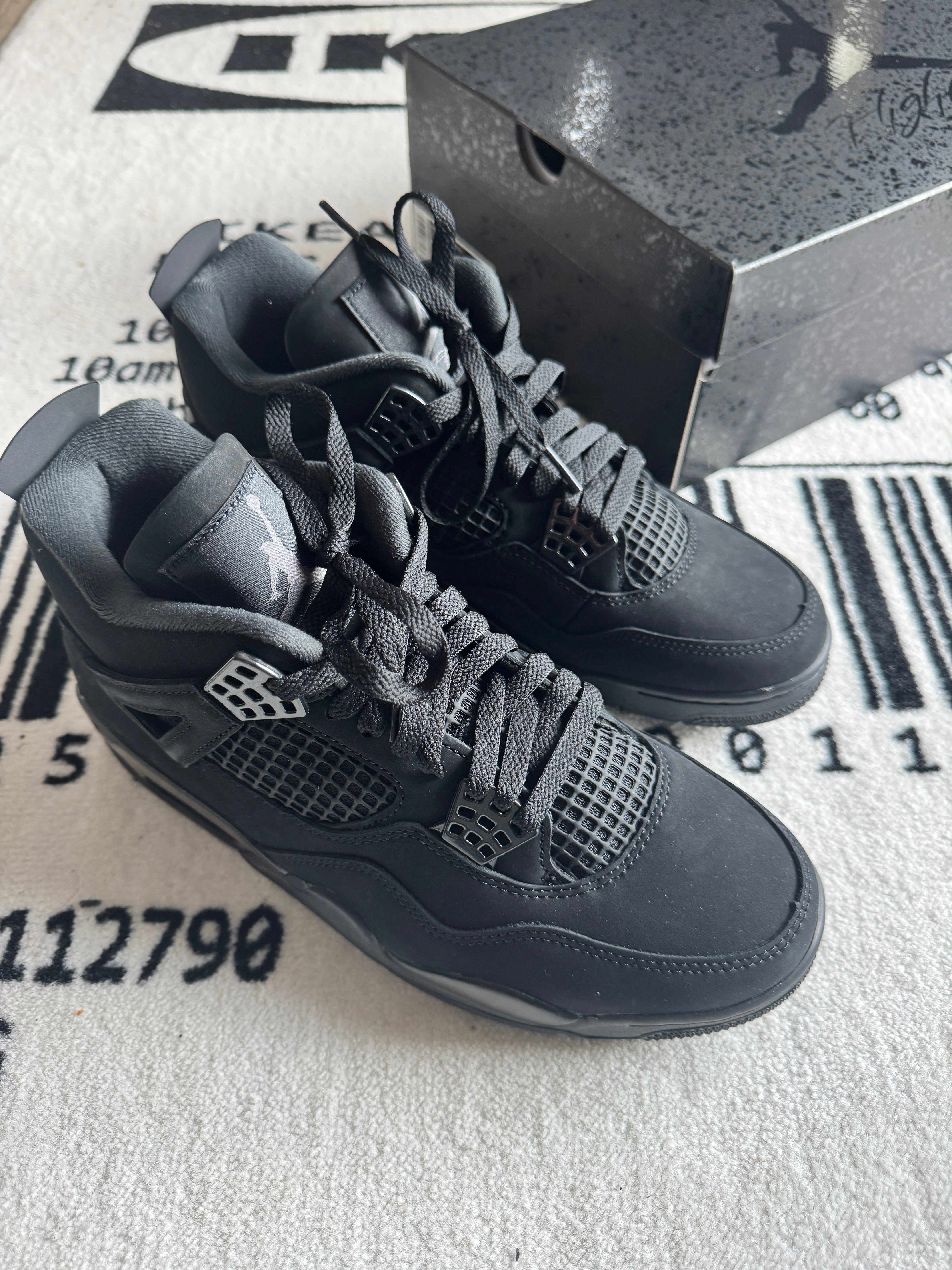 jordans 4 black cat