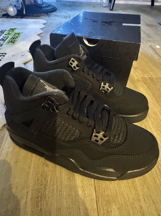 Air Jordan 4 GS Black Cat 2025