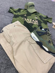 Air Jordan x PSG Football T-shirt Khaki Camo