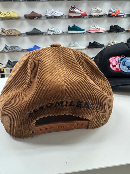 Zero Mileage Brown Cord Snapback Cap