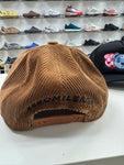 Zero Mileage Brown Cord Snapback Cap