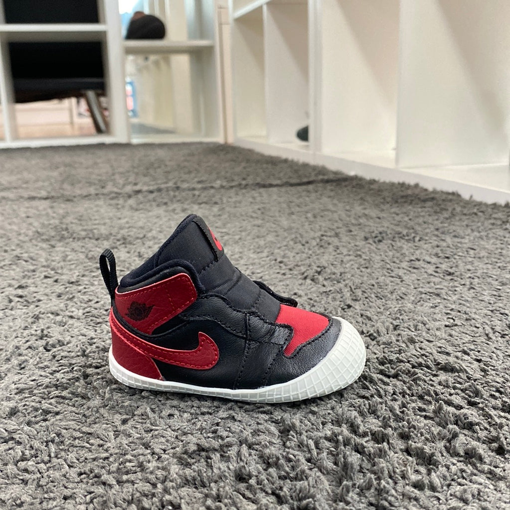 Jordan 1 Black Red New Born PS TD Crep Select