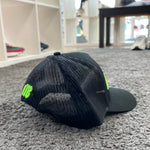 MoneyBagz Snapback Cap Black & Lime Green
