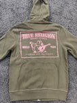 True Religion Big T Hoodie Khaki