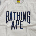 A BATHING APE Stronger White Blue camo blue T-shirt