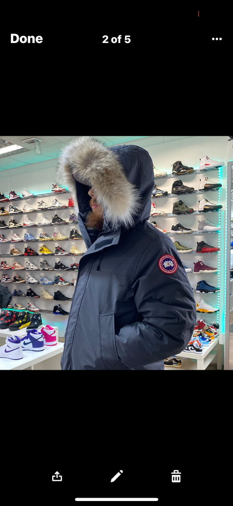 Canada Goose Langford Parka Navy Crep Select