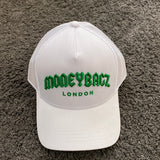MoneyBagz Snapback Cap White & Green