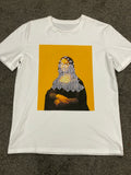 ISHU 3M Reflective Mona Lisa T-Shirt White