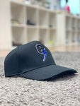 Crep Select CS Logo Cap Black Royal Blue