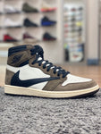Travis Scott x Air Jordan 1 Backwards Swoosh Mocha
