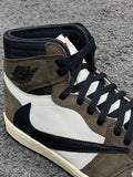 Travis Scott x Air Jordan 1 Backwards Swoosh Mocha