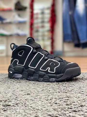 Nike Air More Uptempo Black/ White GS