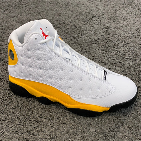 Air Jordan 13 White 'DEL SOL' White gold