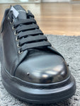 Alexander McQueen Oversized Sneaker metal toe black