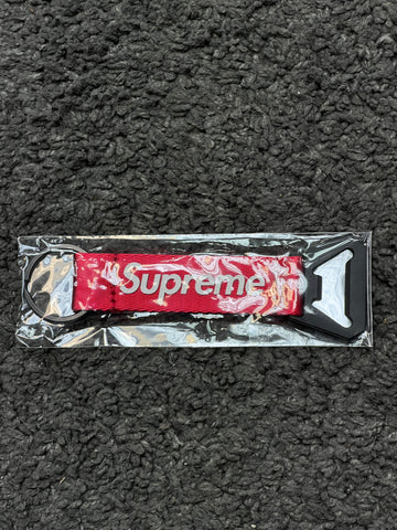 Supreme Bottle Opener Webbing Keychain