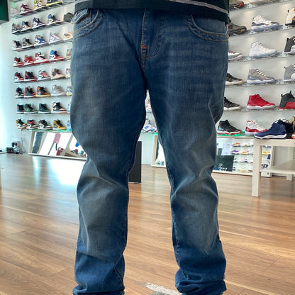 True Religion Blue Ricky Flap Jeans