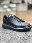 Alexander McQueen Oversized Sneaker metal toe black