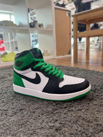 Air Jordan 1 Black Lucky Green