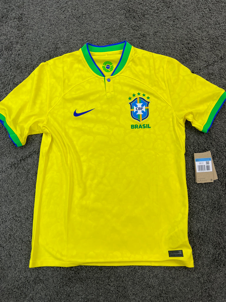 Brazil Nike Home short sleeve jersey Crep Select